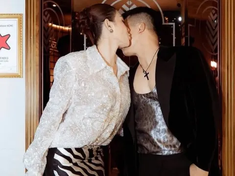 Mỹ nhân là mẹ bỉm 2 con bất ngờ hôn Vũ Khắc Tiệp