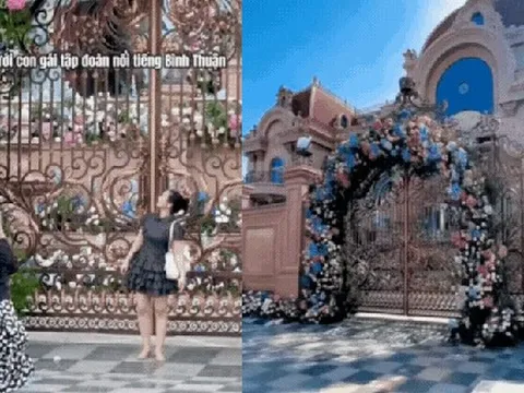 Lại thêm một đám cưới của ái nữ tập đoàn: Cứ nhìn cổng hoa và tòa lâu đài phía sau là biết!