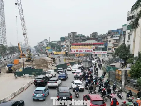 Được yêu cầu dỡ rào trước 25/12, hầm chui Vành đai 2,5 đang thi công ra sao?