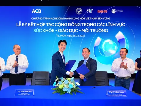 ACB công bố mô hình phát triển bền vững theo hướng tạo giá trị chung cho cộng đồng Việt Nam