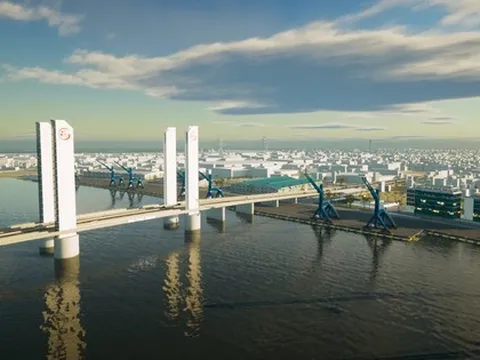 Phương án nâng tĩnh không cầu Thủ Thiêm 4 gắn với quy hoạch cảng