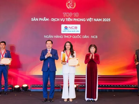 NCB Visa “Tự Hào” lọt Top 10 Sản phẩm - Dịch vụ Tiên phong 2025