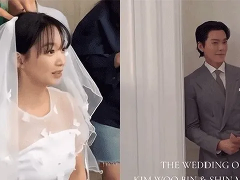 Rần rần clip Kim Woo Bin - Shin Min Ah lộ diện trước phút thề nguyện?