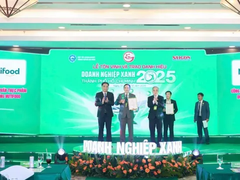 Nutifood được trao danh hiệu Doanh nghiệp xanh TPHCM năm 2025