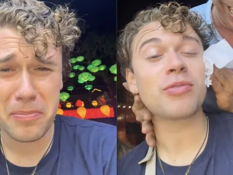 Khách Tây chảy nước mắt ròng ròng sau khi ăn 1 thứ ở Việt Nam, chủ quán phải ra tận nơi giúp lau mặt