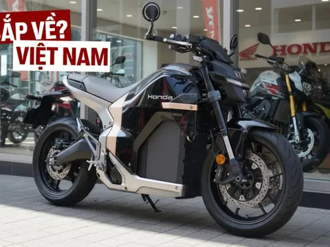 Mô tô điện mới của Honda được đăng ký tại Việt Nam: Mạnh hơn xe xăng 600cc, sạc nhanh như ô tô, đầy pin chạy hơn 150km