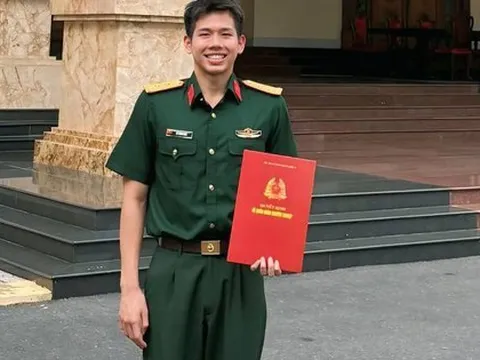 Quang Thuấn tiếp bước chị gái Ánh Viên, được thăng quân hàm sau thành tích rực rỡ năm 2025