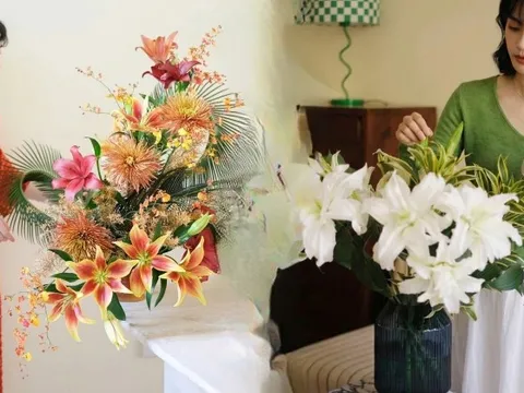 Tranh cãi chuyện chưng hoa Ly ngày Tết: Người sợ "ly tán", kẻ mừng "bách hợp", đâu mới là cách chơi hoa chuẩn phong thủy?