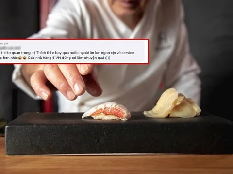 Đi ăn omakase phải cọc trước 1 triệu, khách nữ gây tranh cãi khi nói các nhà hàng ở Việt Nam "đừng có lắm chuyện quá"
