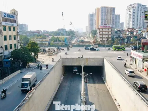 Diện mạo hầm chui 778 tỷ đồng ở cửa ngõ Hà Nội trước ngày về đích