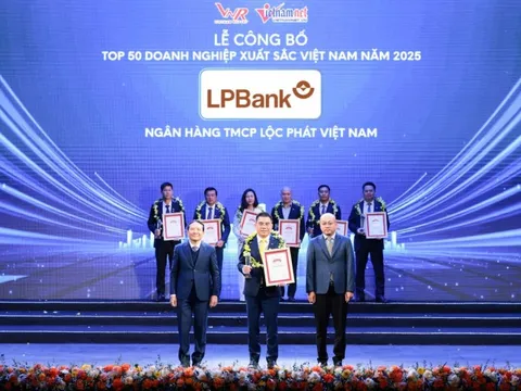 LPBank ghi dấu ấn trong 50 doanh nghiệp xuất sắc Việt Nam 2025