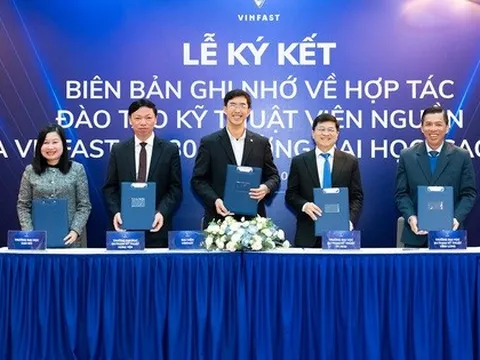 VinFast muốn đưa "kỹ thuật sửa chữa cơ bản xe ô tô điện VinFast" vào chương trình đào tạo tại 30 trường đại học, cao đẳng