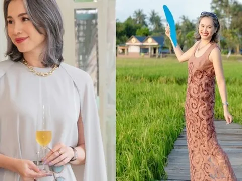 Hoa hậu tuổi 50 nổi tiếng tóc bạc đầy đầu vẫn chứng minh mình trẻ lâu đẳng cấp qua làn da già chậm: 2 bí quyết được tiết lộ