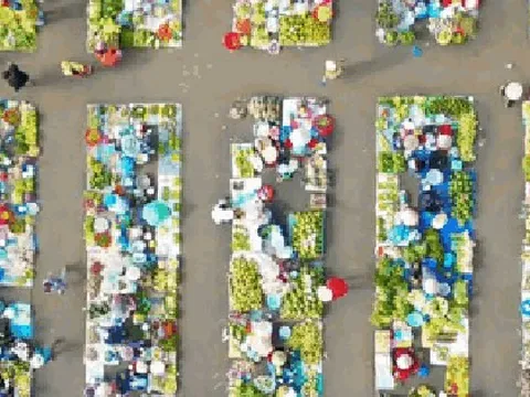 Camera ghi lại cảnh khu chợ độc nhất miền Tây, cả nước thích thú