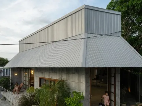 Ngôi nhà 80m2 có thiết kế đội nón thú vị