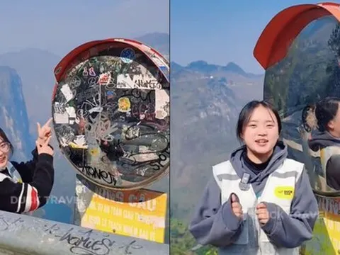 Clip nhóm bạn trẻ lau gương cầu lồi trên đèo Mã Pì Lèng hút 2,3 triệu lượt xem