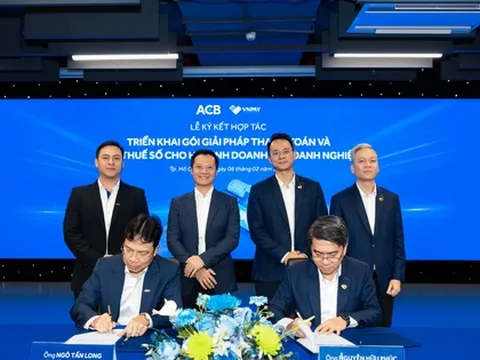 ACB hợp tác với VNPAY giúp hộ kinh doanh, doanh nghiệp dễ dàng thanh toán và nộp thuế số