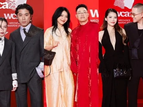 Hạnh phúc "bể màn hình" trên thảm đỏ HOT nhất đầu 2026: Lộ diện cặp đôi có kiểu "lò vi sóng lạ nhất lịch sử"