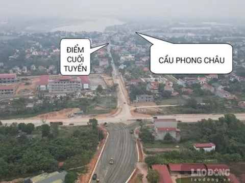 Bổ sung vốn cho Phú Thọ mở rộng đường nối cầu Phong Châu với đường liên vùng