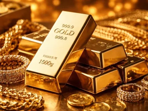 Giá vàng hôm nay 10/2: Vàng SJC và vàng nhẫn vẫn sốt giá cùng với giá vàng thế giới