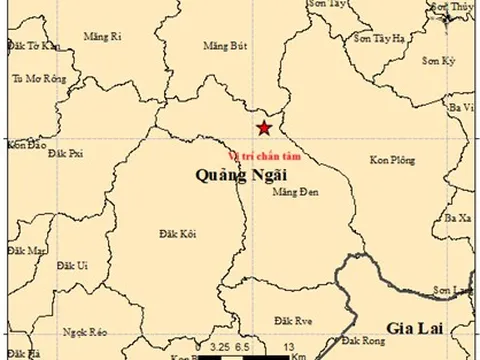Quảng Ngãi: Xảy ra động đất ở xã Măng Đen