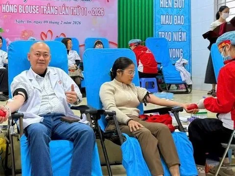 Bổ sung nguồn máu dự trữ phục vụ cấp cứu dịp Tết Bính Ngọ