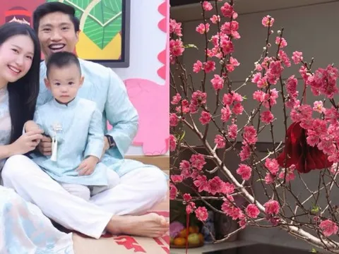 Biệt thự mấy chục tỷ nhà Đoàn Văn Hậu tràn ngập sắc hoa đón Tết, tiểu thư Doãn Hải My khéo chăm quá đi!