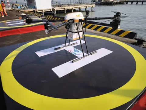 Lần đầu tiên tại Việt Nam: Máy bay không người lái chở hàng xuyên biển Cần Giờ và Vũng Tàu, Vietnam Post bắt tay CT