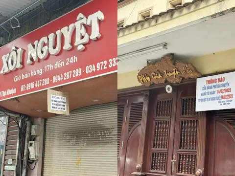 Nhìn người ta nghỉ Tết mà sốt ruột thay: Loạt quán nổi tiếng Hà Nội đóng cửa dài chưa từng thấy, có nơi tận nửa tháng