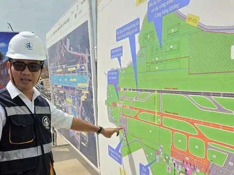 Nhà ga T2 sân bay Phú Quốc đã thi công đến phần mái