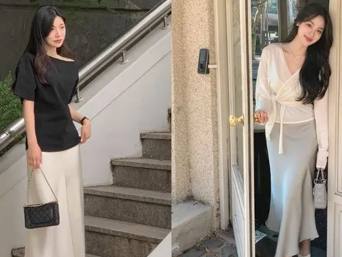 Chân váy đơn giản đến mấy cũng thành long lanh, sang chảnh nếu chị em diện theo 4 cách