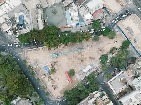 Cảnh tượng ngay lúc này tại khu đất giữa trung tâm TP.HCM: Nhiều người không tin vào mắt mình