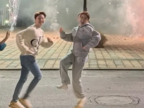 Hoà Minzy đón tết muộn cùng Doãn Hải My - Văn Hậu tại khu biệt thự sang chảnh, đốt pháo hoa tưng bừng