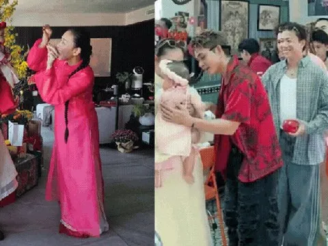 Ngô Thanh Vân lần đầu hé lộ gương mặt con gái, Tết đầu tiên của bé Gạo gây sốt với màn nhận lì xì xứng danh ái nữ