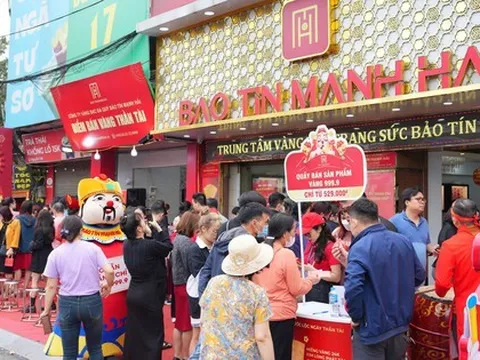 Bảo Tín Mạnh Hải phát thông báo nóng trước ngày Vía Thần Tài: Mỗi khách hàng chỉ mua 1 sản phẩm/ngày vào các khung giờ sau