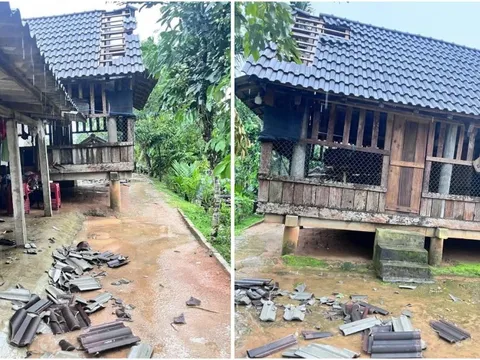 30 phút bị lốc xoáy càn quét, 116 nhà dân ở Quảng Ngãi hư hỏng