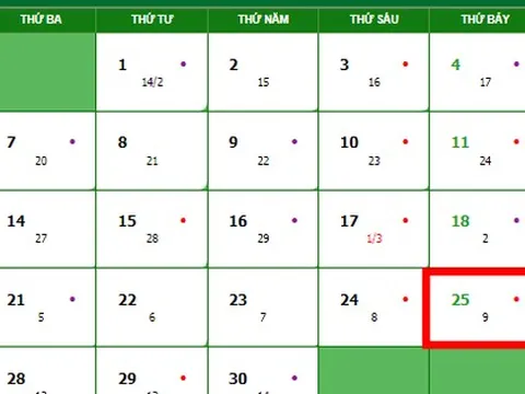 Bộ Nội vụ nói gì về thông tin nghỉ 9 ngày liên tiếp dịp Giỗ Tổ,  30-4 và 1-5?