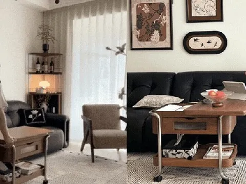 Phòng khách không còn bàn cà phê: Xu hướng mới khiến nhiều gia đình bất ngờ vì nhà rộng hơn, sống tiện hơn