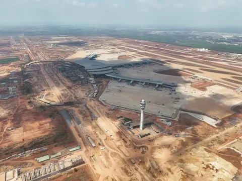 Toàn cảnh sân bay Long Thành trước mốc dự kiến vận hành thương mại