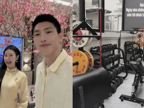 Đoàn Văn Hậu - Doãn Hải My dựng phòng gym riêng cực tiện nghi trong biệt thự mấy chục tỷ, từ đây khác biệt giữa hai vợ chồng mới lộ rõ