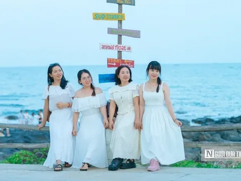 Lộ diện cung đường ven biển đẹp như tranh ở Hòn Yến, giới trẻ ùn ùn check-in