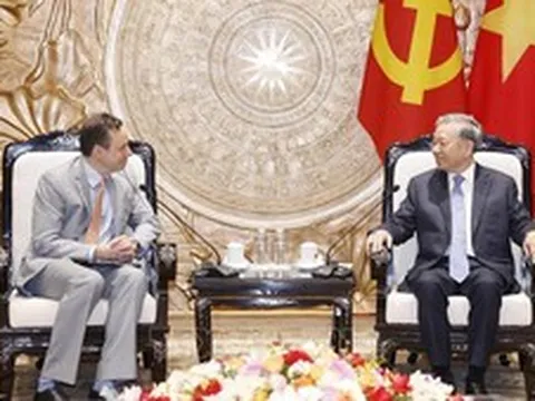 Tổng Bí thư Tô Lâm tiếp Chủ tịch, kiêm Tổng Giám đốc điều hành Tập đoàn GE Vernova