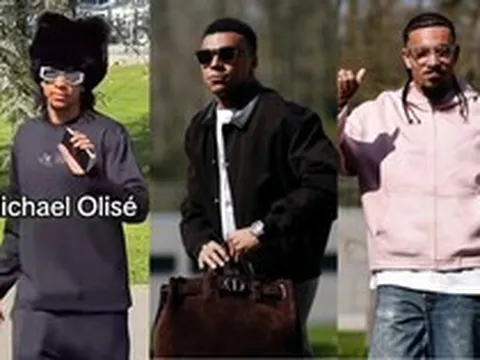 Sốc với gu thời trang tuyển Pháp, hội quân mà ngỡ Paris Fashion Week, Michael Olise "giật spotlight" với mũ lông độc lạ