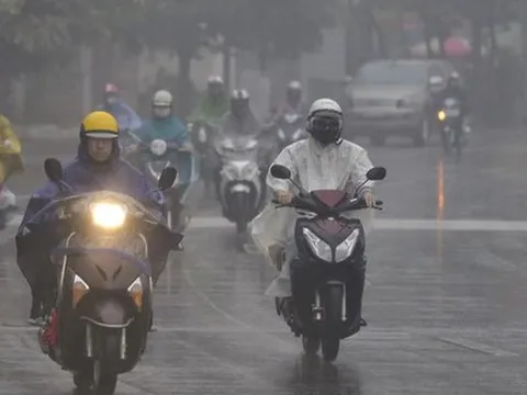 Không khí lạnh liên tiếp tràn về miền Bắc, nền nhiệt giảm, mưa dông kèm lốc sét diện rộng