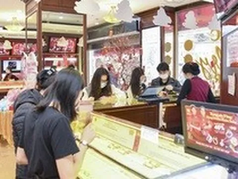 Sáng 6-4, giá vàng nhẫn trơn tại Bảo Tín Minh Châu giảm cả triệu đồng