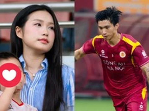 Doãn Hải My cùng con trai đi cổ vũ Văn Hậu thi đấu ngay giữa lúc được "nhắc tên" nhiều nhất