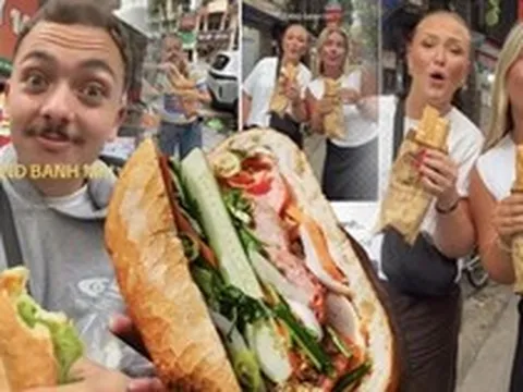 Ăn bánh mì thôi chưa đủ, khách Tây còn “chế” luôn thành bài hát gây sốt