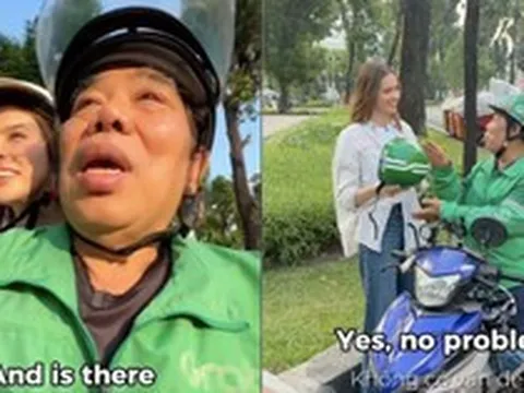 Tài xế Grab U70 'bắn tiếng Anh' với khách Tây, dân mạng gọi là đại sứ du lịch