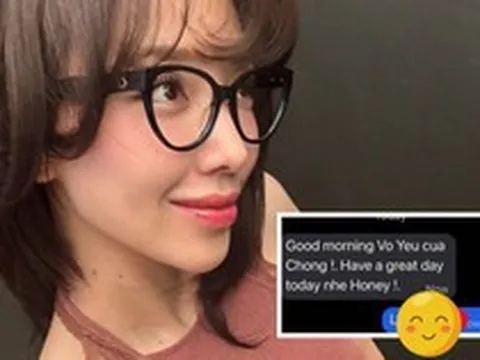 Bất ngờ nhận tin nhắn "Good morning, vợ yêu của chồng", Tóc Tiên liền đòi block