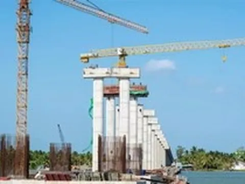 Tăng tốc thi công cầu Đại Ngãi 1 nối Vĩnh Long - Cần Thơ